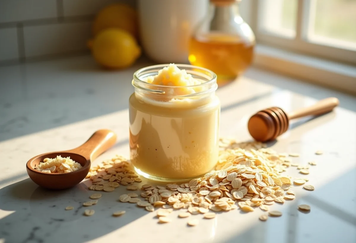 Image pour l'article: DIY : Un gommage maison doux pour le visage et le corps