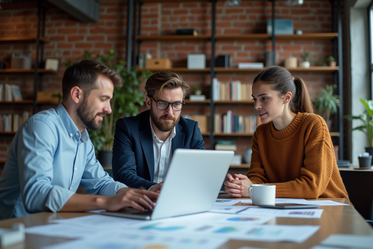 Equipe diverse de professionnels en cybersécurité en réunion