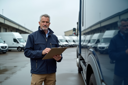 Manager flotte avec van hydrogene en depot industriel